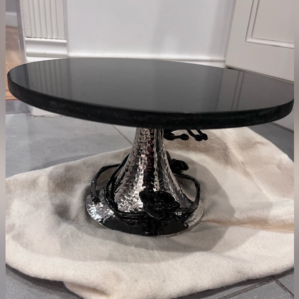 Michael Aram Black Orchid Cake Stand